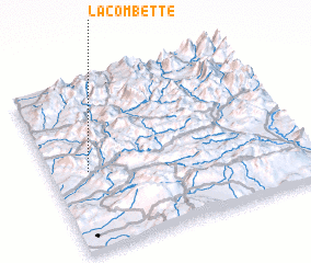 3d view of La Combette