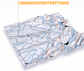 3d view of Chavagnieu-Montbertrand