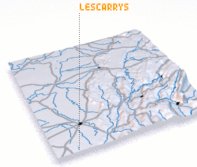 3d view of Les Carrys