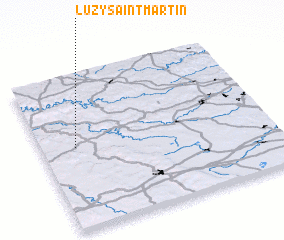 3d view of Luzy-Saint-Martin