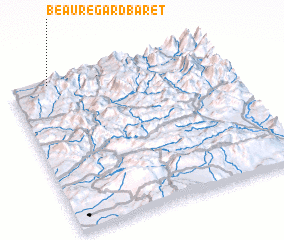 3d view of Beauregard-Baret