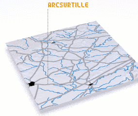 3d view of Arc-sur-Tille