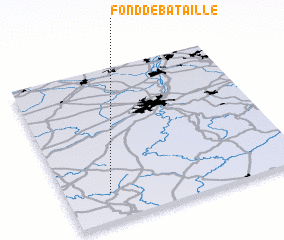 3d view of Fond de Bataille