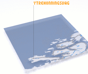 3d view of Ytre Honningsvåg