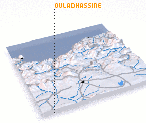 3d view of Oulad Hassine