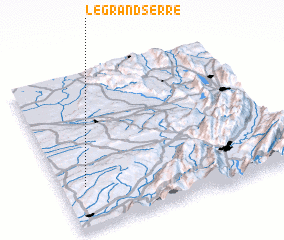 3d view of Le Grand Serre