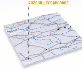 3d view of Auzéville-en-Argonne