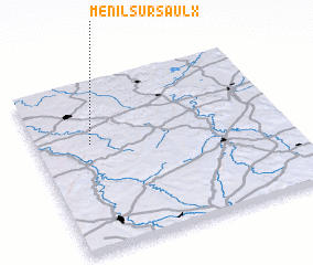 3d view of Ménil-sur-Saulx