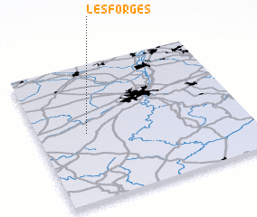 3d view of Les Forges