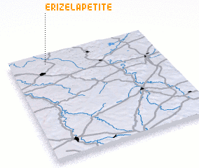 3d view of Érize-la-Petite