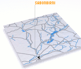 3d view of Sabon Birni