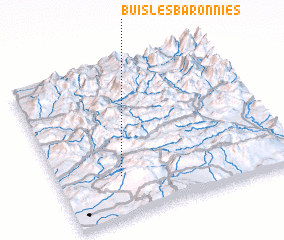 3d view of Buis-les-Baronnies