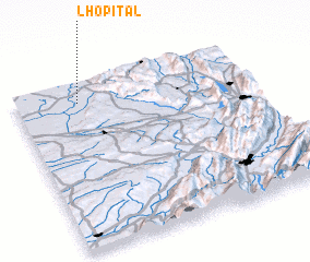 3d view of LʼHôpital