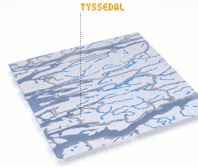3d view of Tyssedal