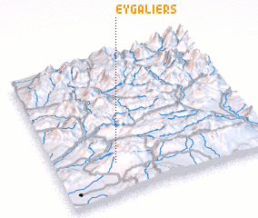 3d view of Eygaliers