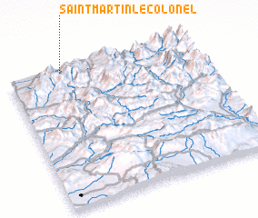 3d view of Saint-Martin-le-Colonel