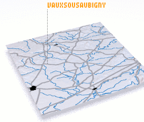 3d view of Vaux-sous-Aubigny