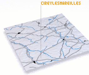 3d view of Cirey-lès-Mareilles