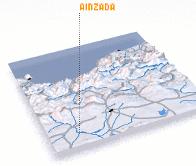 3d view of ʼAïn Zada