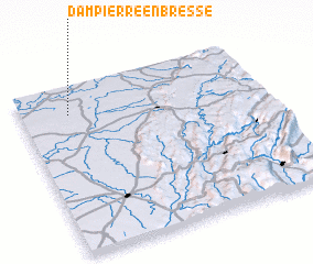 3d view of Dampierre-en-Bresse