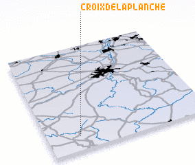 3d view of Croix de la Planche