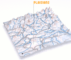 3d view of Plaisians