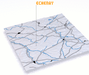 3d view of Échenay