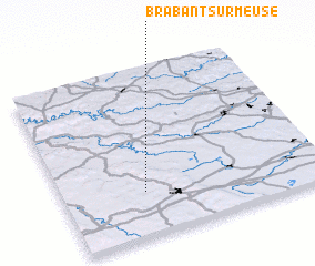 3d view of Brabant-sur-Meuse