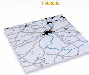 3d view of Fourche