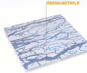 3d view of Indre Hjartholm