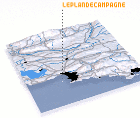 3d view of Le Plan de Campagne