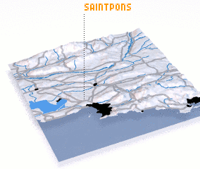 3d view of Saint-Pons
