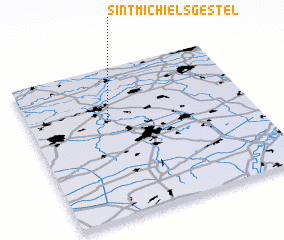 3d view of Sint Michielsgestel