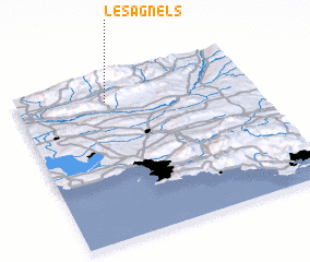 3d view of Les Agnels