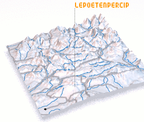 3d view of Le Poët-en-Percip