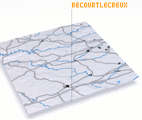 3d view of Récourt-le-Creux