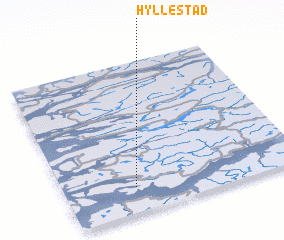 3d view of Hyllestad