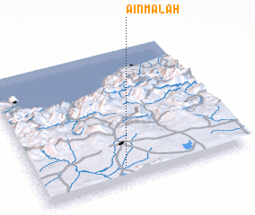 3d view of ʼAïn Malah