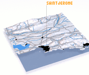 3d view of Saint-Jérôme