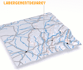 3d view of LʼAbergement-de-Varey