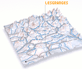 3d view of Les Granges