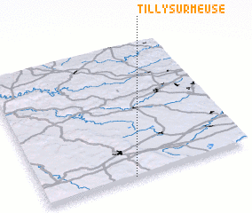 3d view of Tilly-sur-Meuse