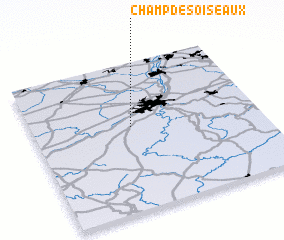 3d view of Champ des Oiseaux