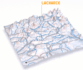 3d view of La Charce