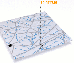 3d view of Saint-Ylie