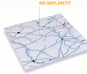 3d view of Méligny-le-Petit