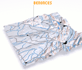 3d view of Bénonces