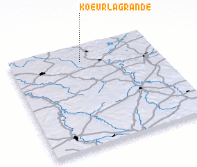 3d view of Koeur-la-Grande