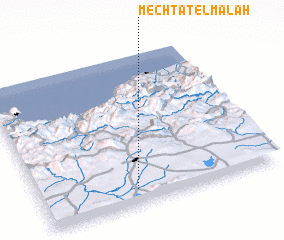 3d view of Mechtat el Malah