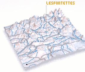 3d view of Les Fontettes